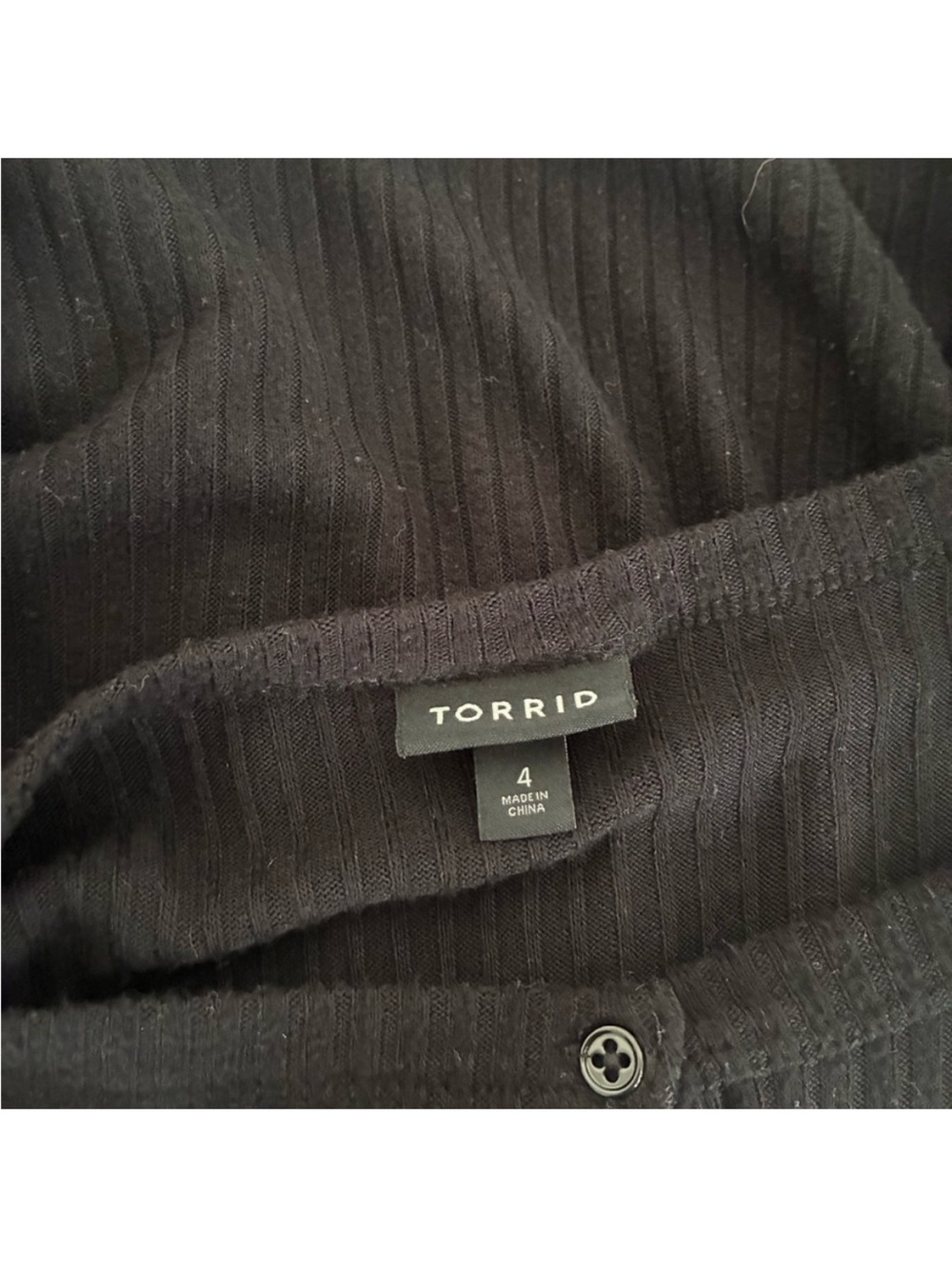 Torrid black knit top - Picture 7 of 7